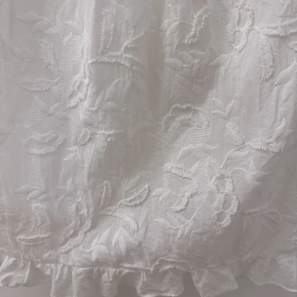 NWT Ted Baker Lorene Embroidered White Halter Dress - Picture 7 of 9